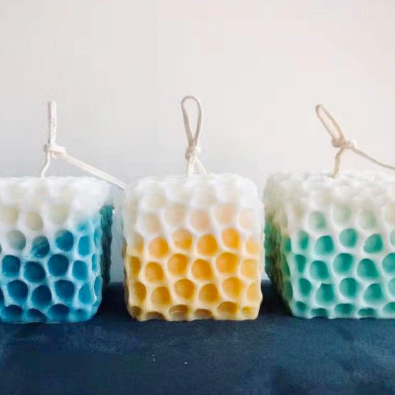 Čtvercová voštinová forma na svíčku mýdlo na aromaterapii svíčka na formu na výrobu vosku DIY