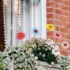 5 Pack Sunflower Windmill Pinwheel Garden Stake Wind Spinner Sculpture For Yard Art Garden Balcony Patio Lawn Decoration