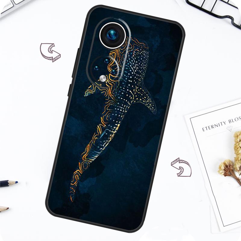 Ocean Whale Shark Animal Case For Honor Magic 7 5 6 Pro Honor 200 Pro X9b X9a X8b X8a X8 X9 X9c 50 70 90 Lite Cover