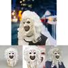 Terrifier3 Maske Schwarzweiß Gruselige Clown Latexmaske für Halloween Cosplay Kostüm