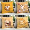 Cartoon AAdorable Shiba Inu Cushion Cover Cushion Cover Set Pcs X X X Pillowcase Decorative Sofa Home Decor