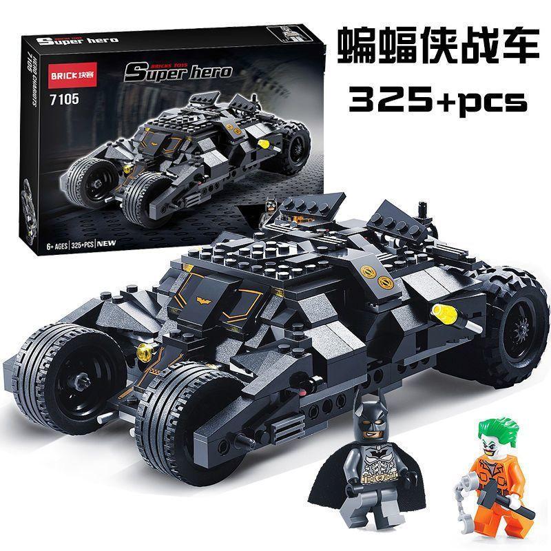 Superhero Night Knight Bat Decorative Joker Harley Quinn Supercar Action Figure Building Blocks Sets Movie Model Brick Toy Gifts
