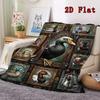 Duck Portrait Gallery 2D Flat Pattern Flannel Blanket, High Quality All Seasons, Home Decor, Warmth and Comfort, Perfect for Christmas Gifts.