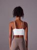 2026 Europäisches & Amerikanisches Schmal geschnittenes Weißes Crop-Top mit Dünnen Trägern