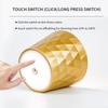 Portable Touch Table Lamp Wireless Wine Bottle Lamp Dining Table Light Wine Bottles Light 3 Colors Dimmable Birthday Party Decor