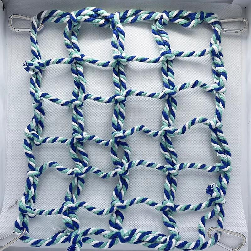 1Pcs Fun Hanging Play Sleep Gear Trending Pet Hammock Net Sturdy Braided Bed For Small Pets Parrots Guinea Pigs