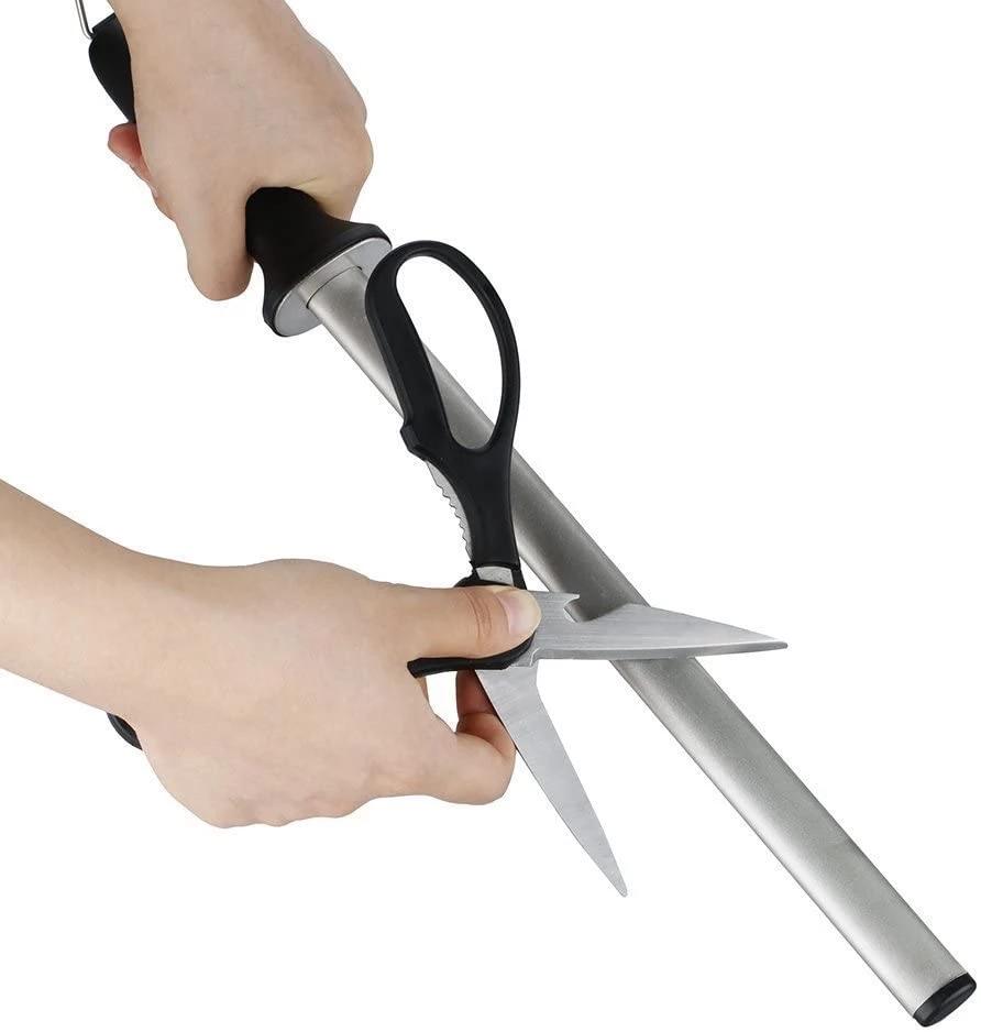 High Quality 8-12Inch Diamond Knife Sharpener Rod,Professional Sharpening Steel for Master Chef,Sharpener Stone Tool,for Kitchen