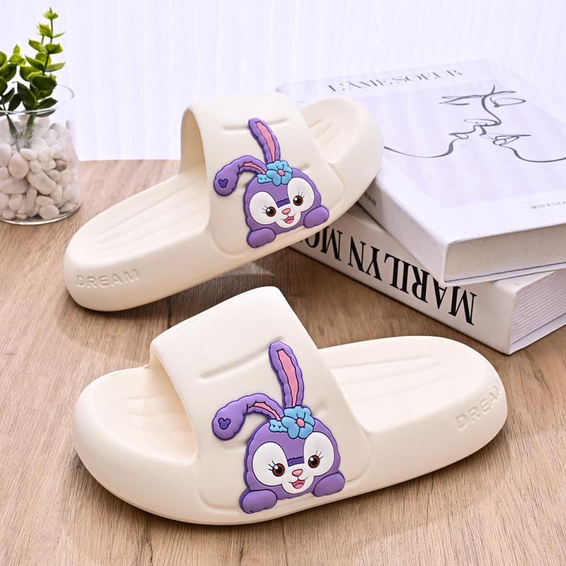 Trendy Cartoon Design Girls Summer Slippers Soft And Durable For Indoor And Outdoor Use