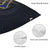 Custom Freemason Evil Eye Symbol Throw Pillow Covers Masonic Mason Chair Cushion Cover Square Pillowcase