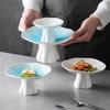 Nordic Ceramic High-Footed Serving Plate