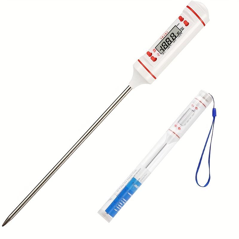 

BEPAN Digital Meat Thermometer with Food Cooking BBQ Probe for Water Milk Oil Oven Temperature Measurement, Digital with 0.1 Accuracy белый