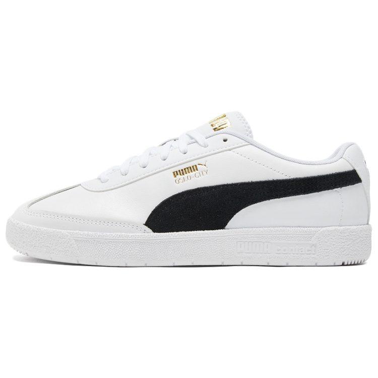 PUMA Oslo City White Black Gold 374976-02