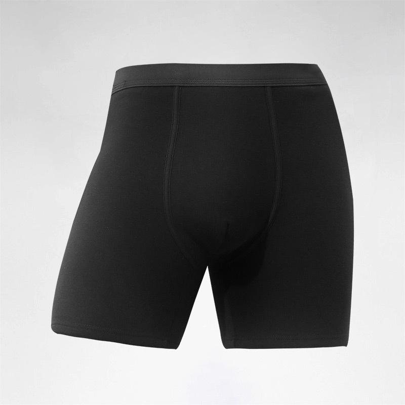 Men's Thermal Plus Velvet Long Boxer Shorts for Autumn/Winter
