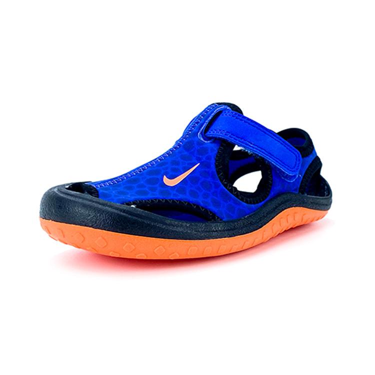 Nike Sunray Protect Children's Sandals Blue Orange Children Aged 3 7 Years Old 344926-412