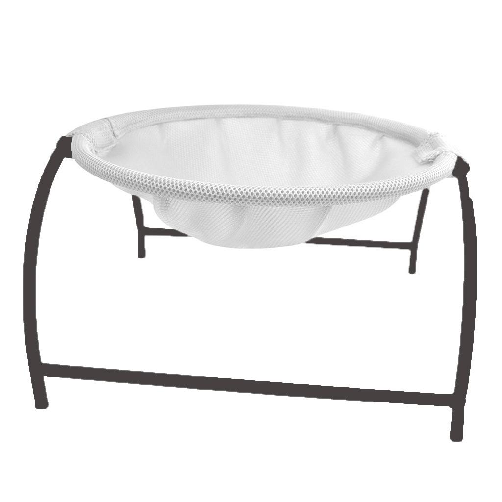 Circular Pet Elevated Bed, Cat Bed Net, Breathable Small Dog and Cat Hanging Basket Bed, Detachable and Washable Cat Bed