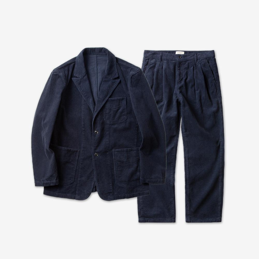 Solti Tura Corduroy Washed Jacket (Blue)