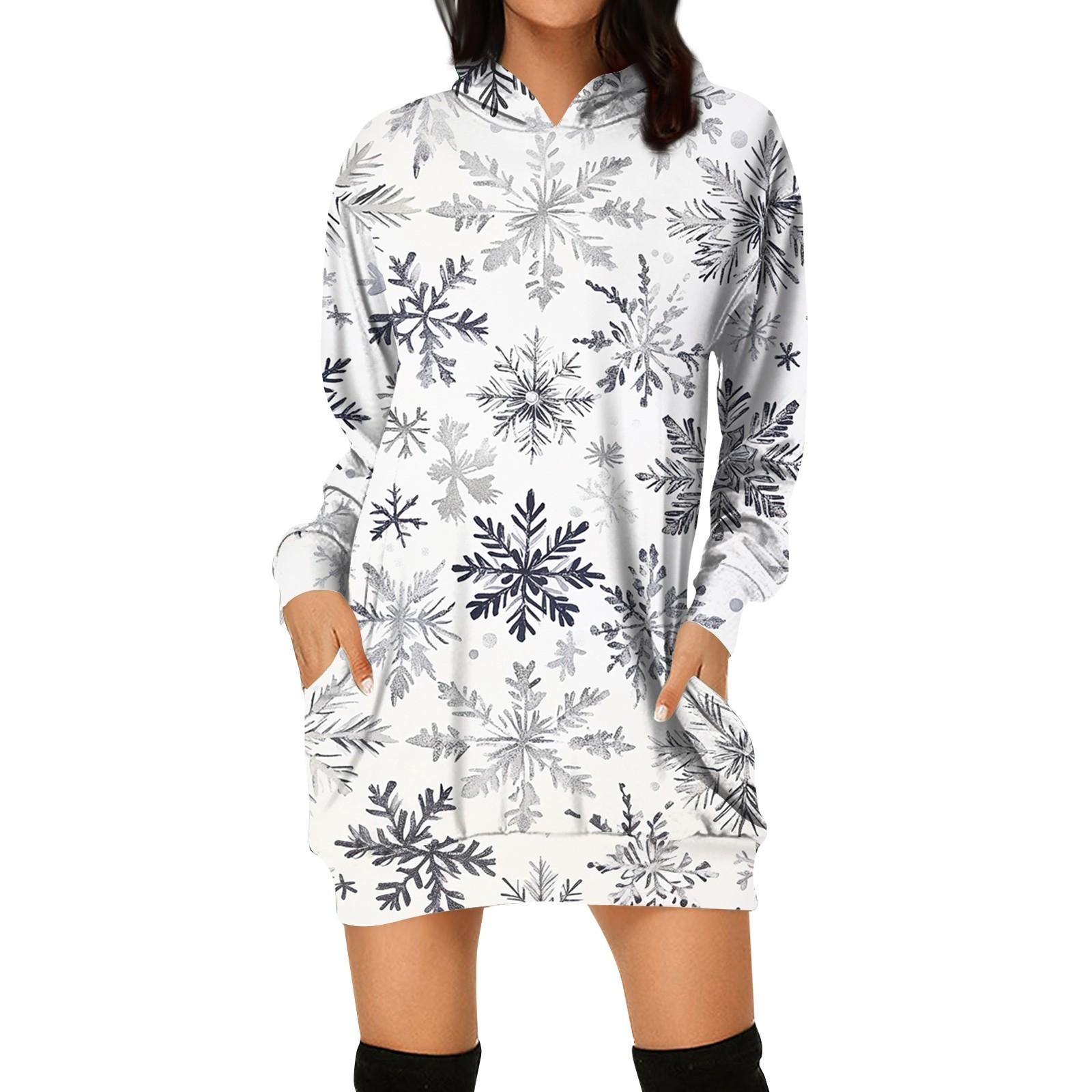 

Женская мода свободный повседневный карман с длинным рукавом толстовка с принтом свитшот L