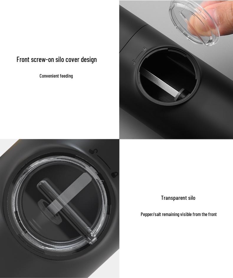 Automatic Electric Pepper Mill and Spice Grinder Bottle