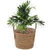 Planter Basket Straw Flowerpot  Wicker Planter Basket Flower Pot Rattan Straw Flower Basket For Home Garden  Yard Decoration