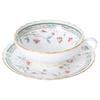 Noritake Tea Cup Saucer Floral Bone & (Pair Set) 180cc, Print, China, P58043A/4409