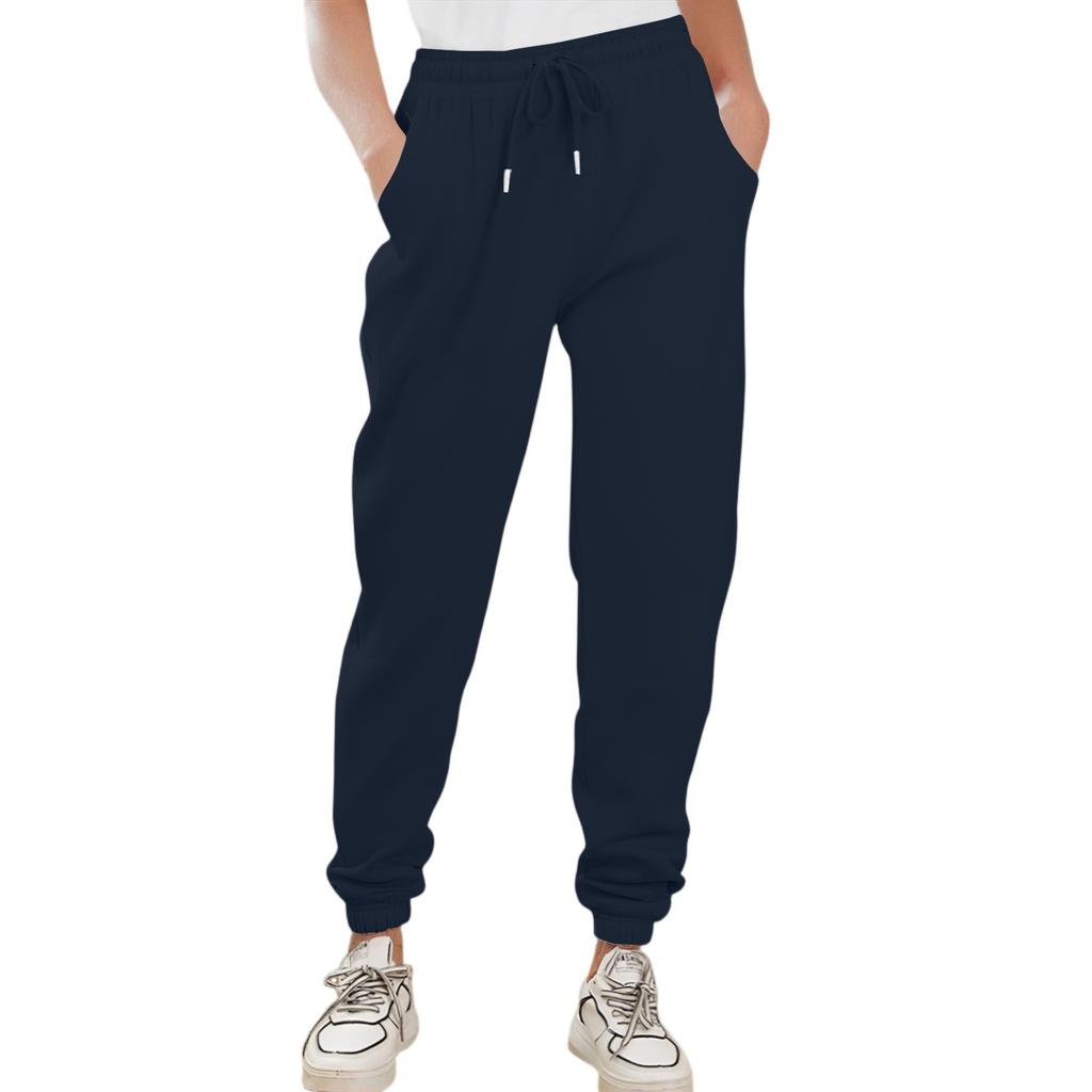 Cargo Sweatpants For Women Sport Solid Color Drawstring Pocket Casual Sweatpants Pants