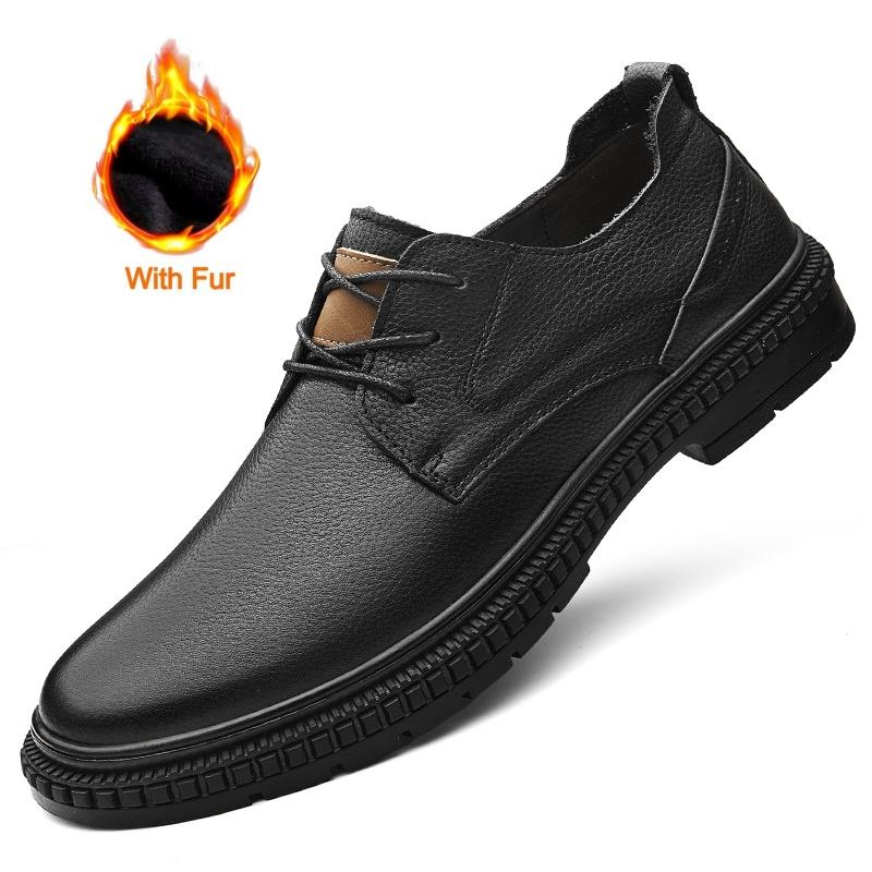 

Italian Handmade Leisure Men Oxford Shoes Trendy Minimalist Genuine Leather Work Shoes Lace Up Casual Leather Business Shoes 38