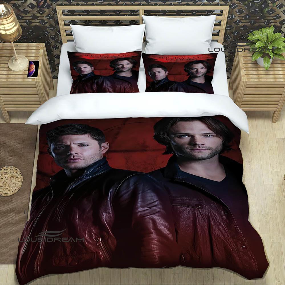 3D Supernatural Join the Hunt Bedding Sets exquisite bed supplies set duvet cover comforter set bedding set luxury birthday gift
