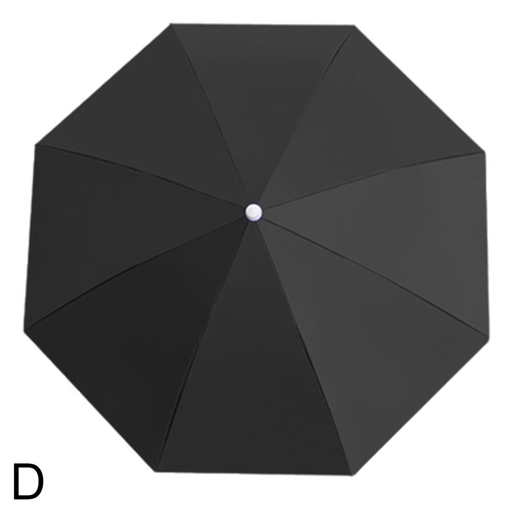 

Портативный открытый зонт шляпа кепка складной женский мужской зонт гольф зонт походный гарнитура Bea W0V6 Black-M