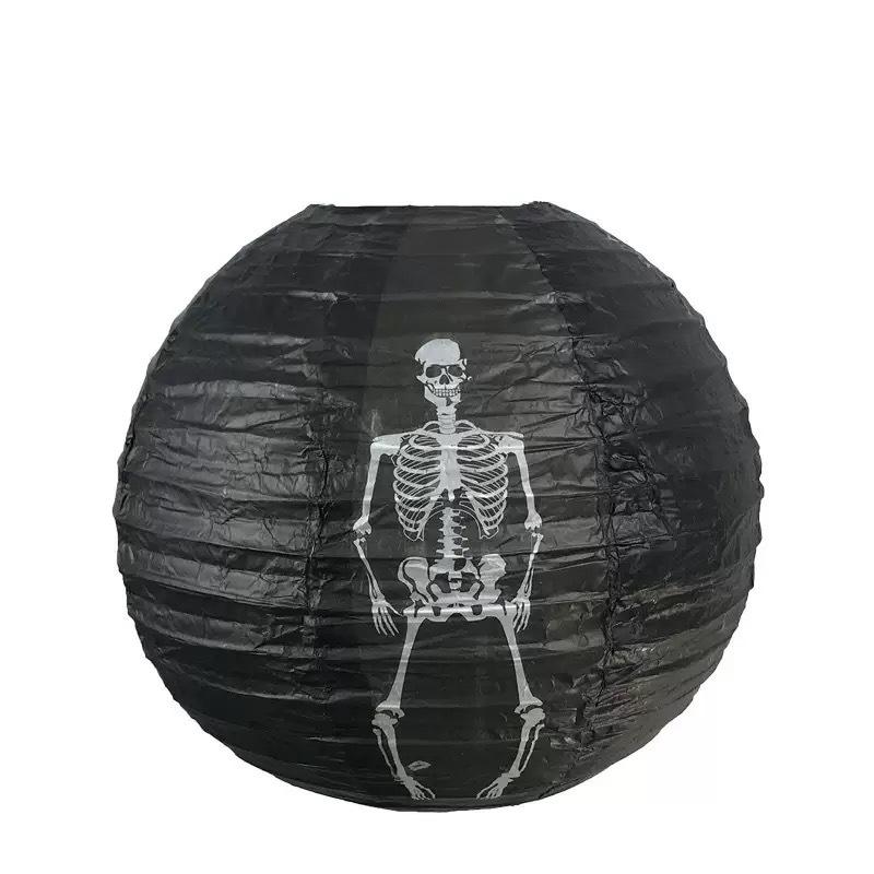 Halloween Glowing Pumpkin Paper Lanterns - Party Courtyard Decorations
