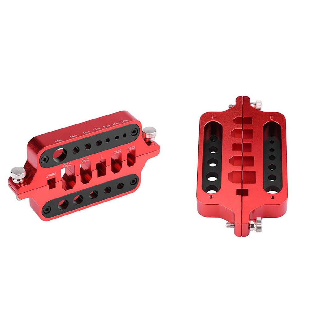 1ks hliníková slitina multifunkční pájecí stanice jig aid pro XT60 XT90 banánový konektor T