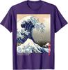 Japanese Wave Art T-Shirt Inspired by The Great Wave Off Kanagawa