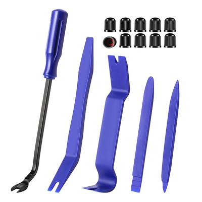 15/5Pcs Auto Trim Removal Tool Kit Pry Tools Car Fastener Rivet Clips Remover No-Scratch Car Radio Panel Door Trim Removal Set