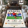 Lamin Yamal Personalisierbares Namens-Fußmatten-Design Für Spielzimmer Wohnheim Foyer Außen Rutschfester Teppich Anime Bürodekoration Spirituelles Geschenk