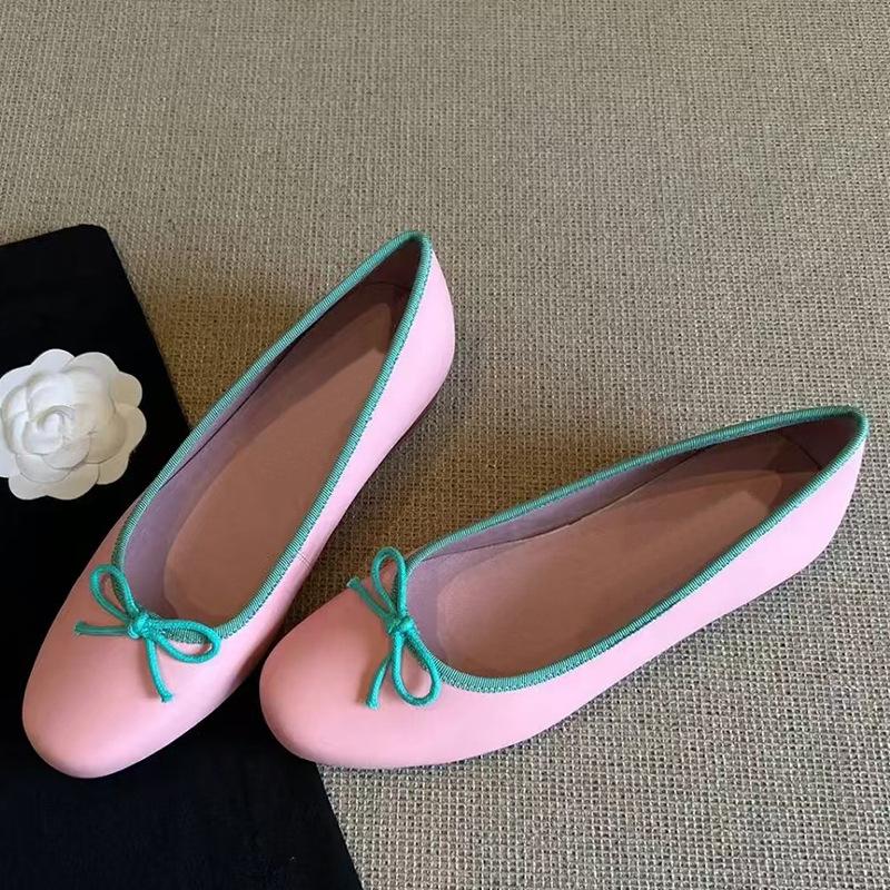 

Fashion Women s Casual Shoes 2025 Summer New Fashion Bow-knot Mary Jane Shoes Lightweight Comfortable Slip on Soft Sole Ballet Shoes 35 розовый