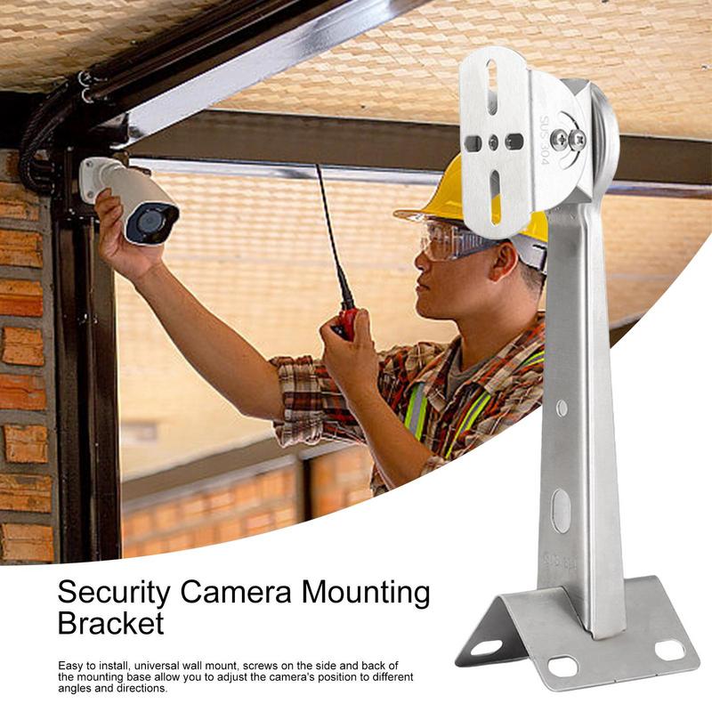 Kamera-Montagehalterung 204 Edelstahl VideoüberwachungSicherheitskamera-Halterungen Wand-Deckenhalterung Kamera-Ständer
