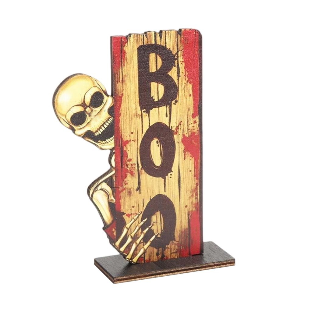 Halloween Decorations Card Scary Atmosphere Tabletop Decorations