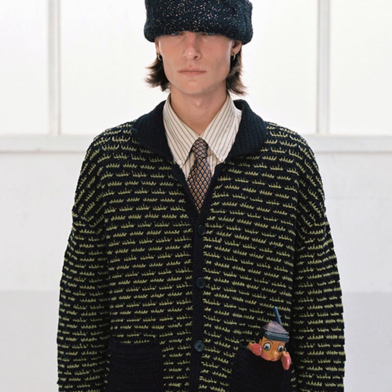 AWESOME NEEDS SUGARLOAF HAT_KNIT BLACK