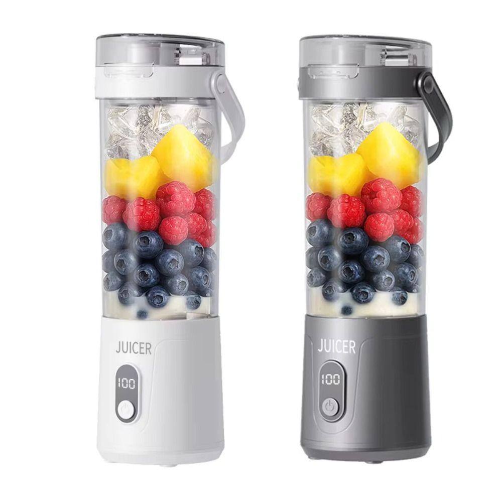 600ML Capacity Portable Blender USB Rechargeable Fruit Mixers Electric Juicer  Smoothie Making