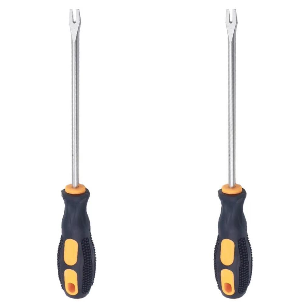2Pcs Screwdriver Nail Puller U/V Type Nail Remover Nail Puller Pry Tool  Woodworking Nail Lifting