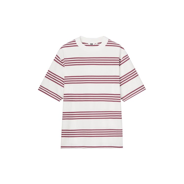 UNIQLO Striped Cotton Crew Neck T-Shirt