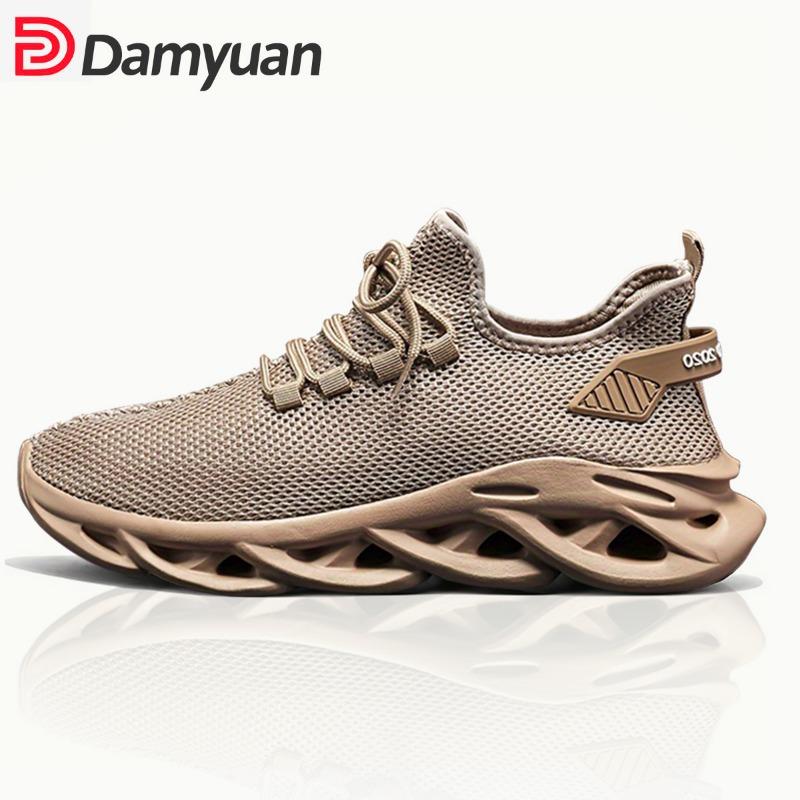 Men's Platform-enhanced Sports Running Shoes Are Comfortable Non-slip And Breathable Mesh Lace Outdoor Walking Shoes Size 39-48
