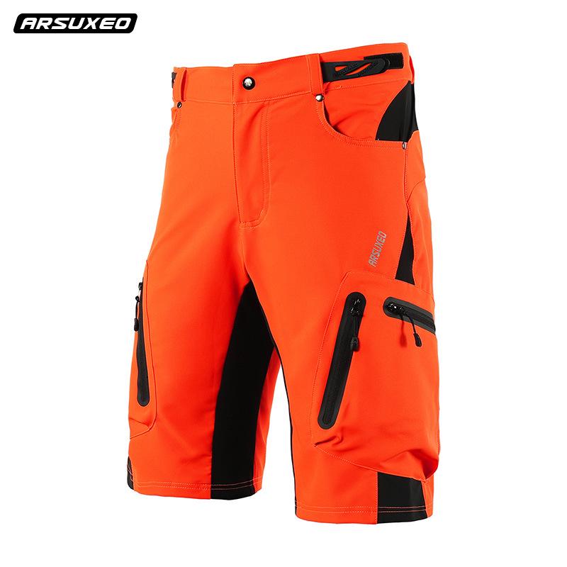 

Men s Five-Point Downhill Cross-Country Cycling Shorts ARSUXEO N1202 XL (EU L) оранжевый