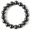 [GOLD STONE] Black Beitou Stone Bracelet, 12mm, from Taiwan, Negative Ion Measured, Radium Black Hokutolite, Inner Diameter: Approx. 16cm