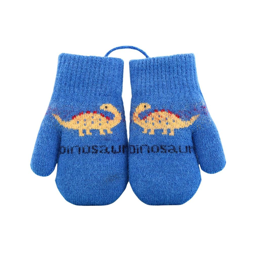 Umeloeo Knitted Cute and Stylish Warm Thick Dinosaur Design with Perfect for Fall and Cold Snow Elementary Elementary Boys and Ages Ages Kids'