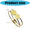 Stainless Steel Priest Faith Bracelet with Religious Round Medallions Symbolizing Belief and Inner Strength