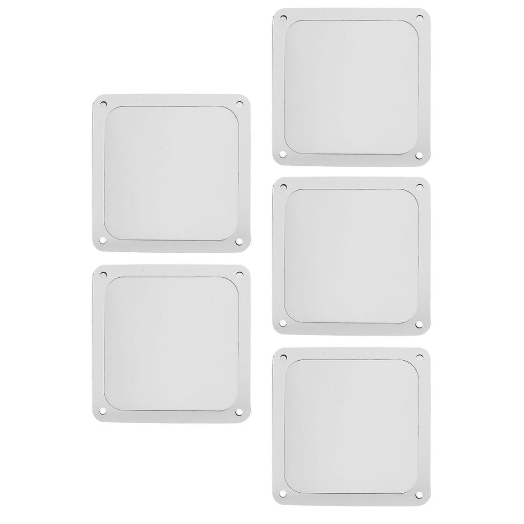 5PCS 120mm Fan Dust Filter Heat Dissipation Soft Magnetic Nylon Frame Computer PC Fan Dust Mesh Filter for PC Case Power Supply Fan Vents