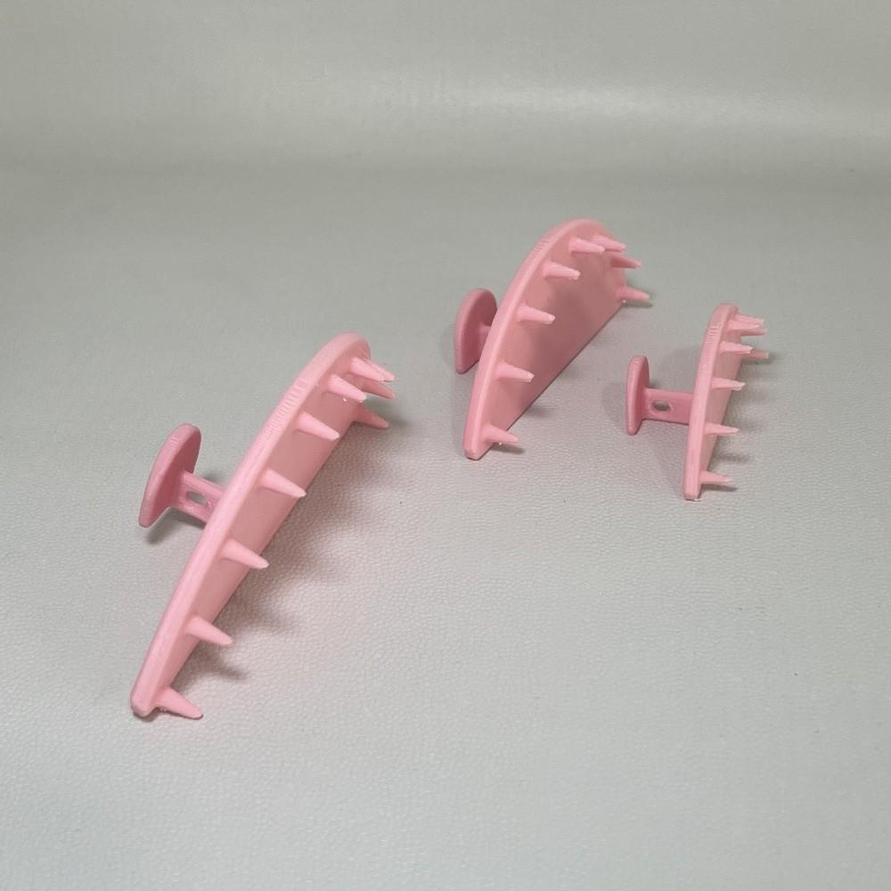 3Pcs Curved Edge Cake Smoothing Tools Easy-Grip Handle Cake Arch Guide Tool  For Cake Decorators