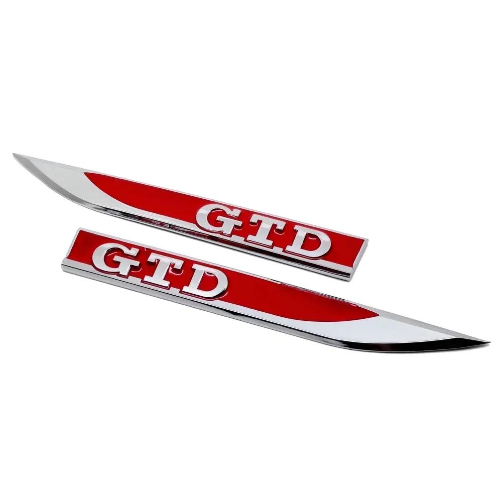 Golf 3 4 MK3 MK4 2026 Hot For VW VOLKSWAGEN Metal Car Fender Side Emblem Sticker Rear Trunk Badge for Volkswagen VW GTD BORA GOL