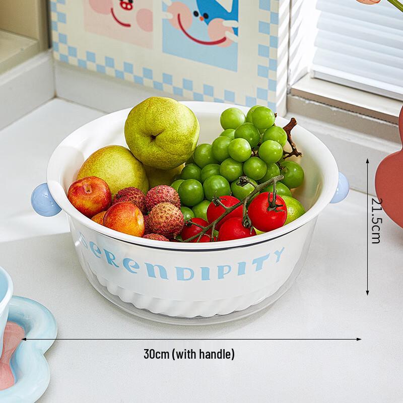 Kitchen Double-Layer Drain Basket