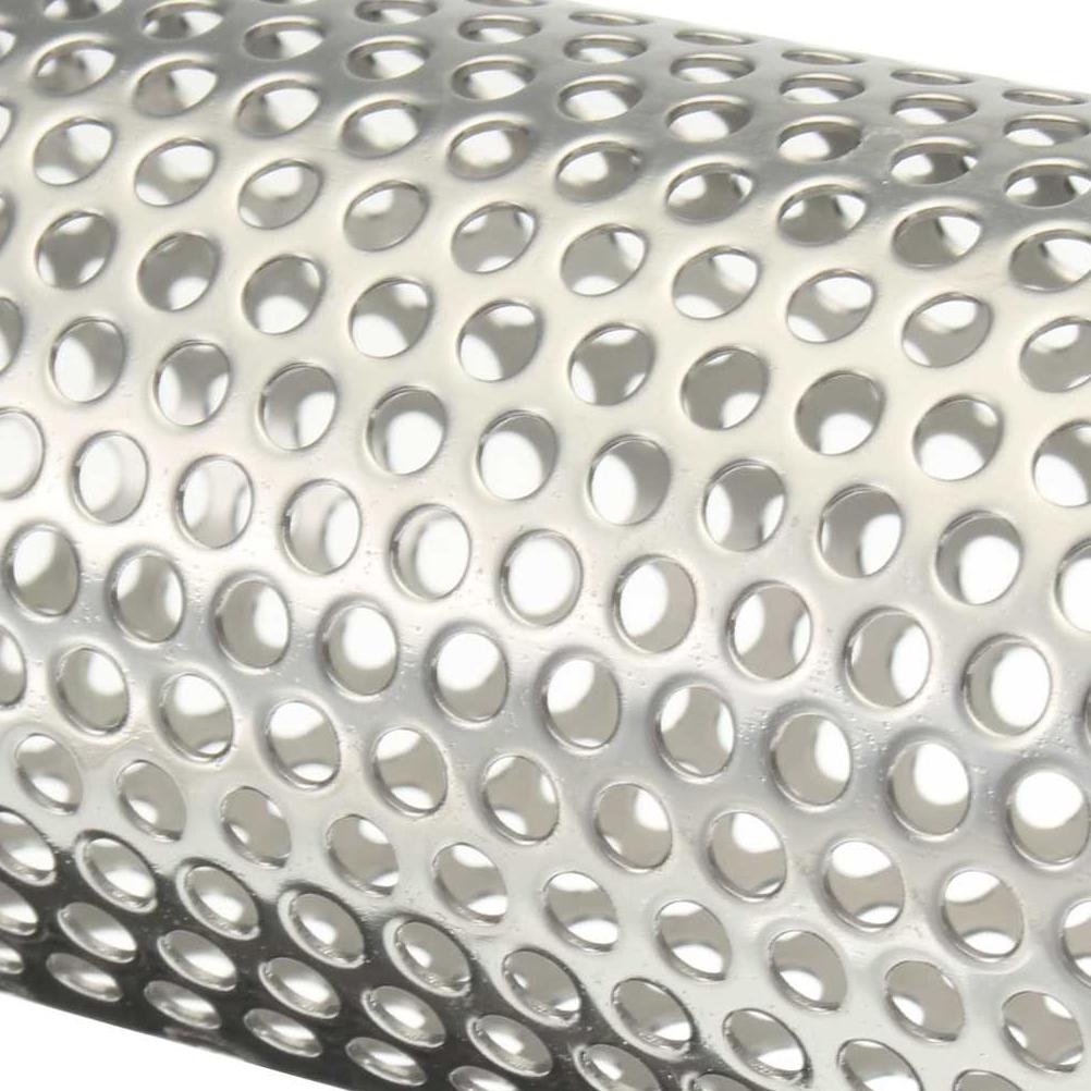 Mesh Pellet Smoker Tube Outdoor Round Cold Hot Stainless Steel Barbecue Smoker Generator